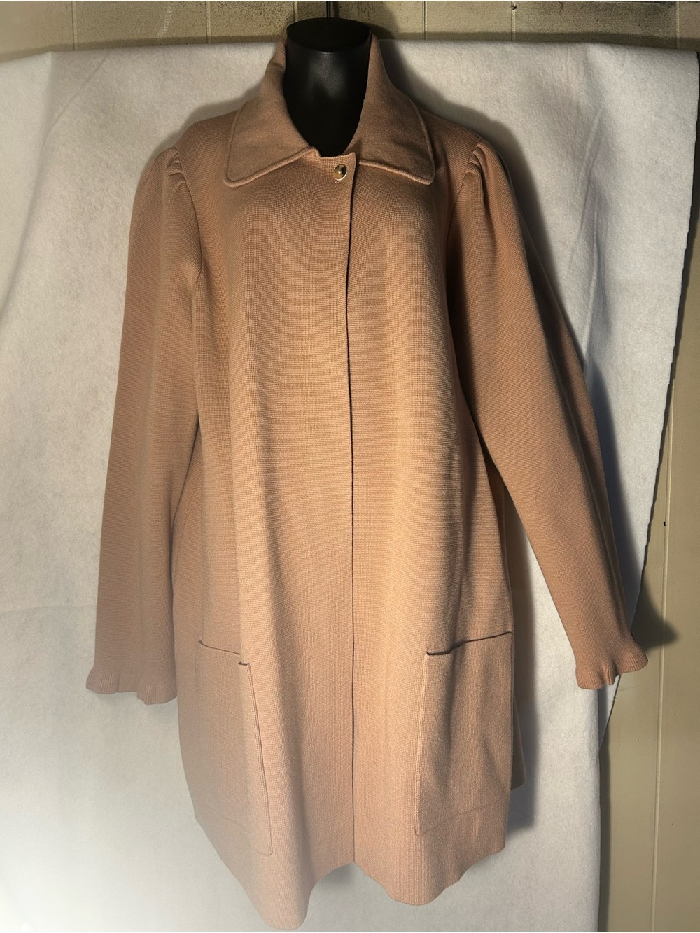 kate spade Camel-Tone OverCoat in Light Tan WORN ONCE